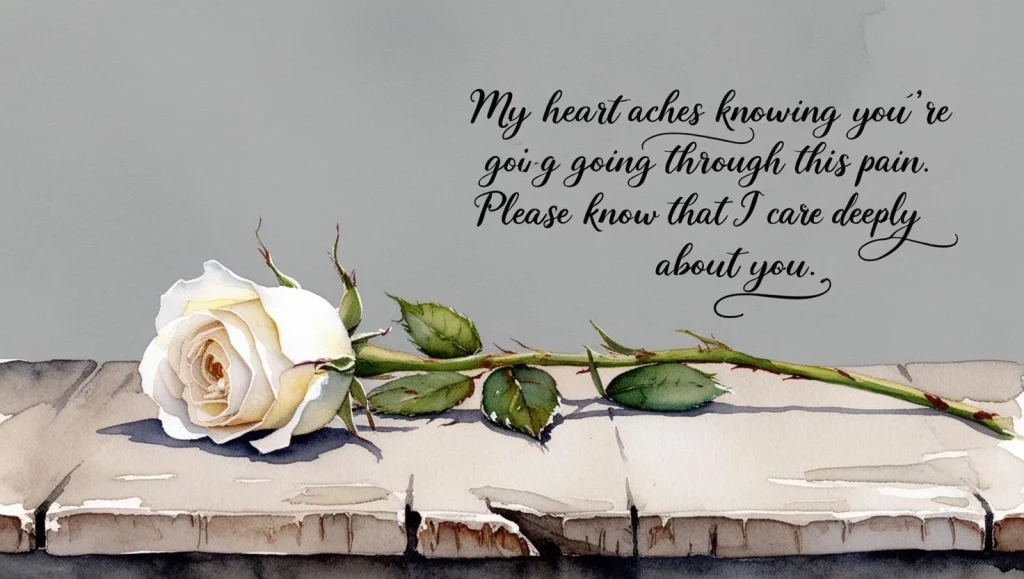Condolence Messages for a Friend card