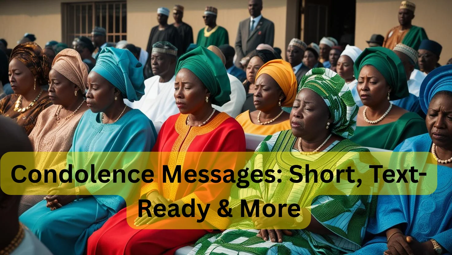 Condolence Messages, Short, Text-Ready & More