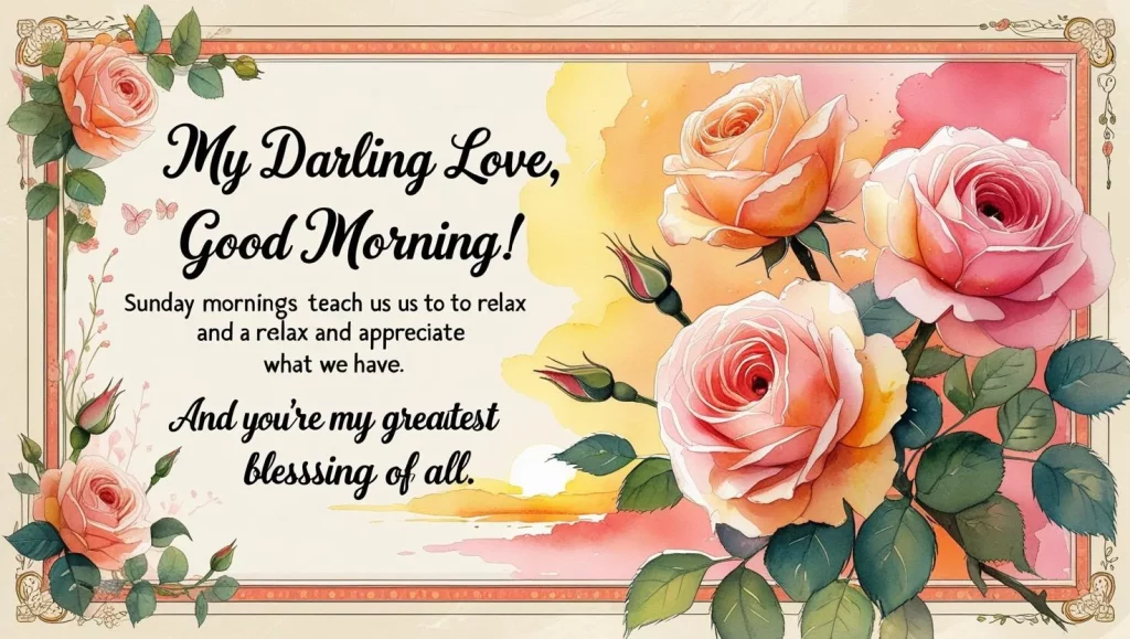 Alt text: Search engine results page showing top rankings for happy Sunday message to my love with featured snippets