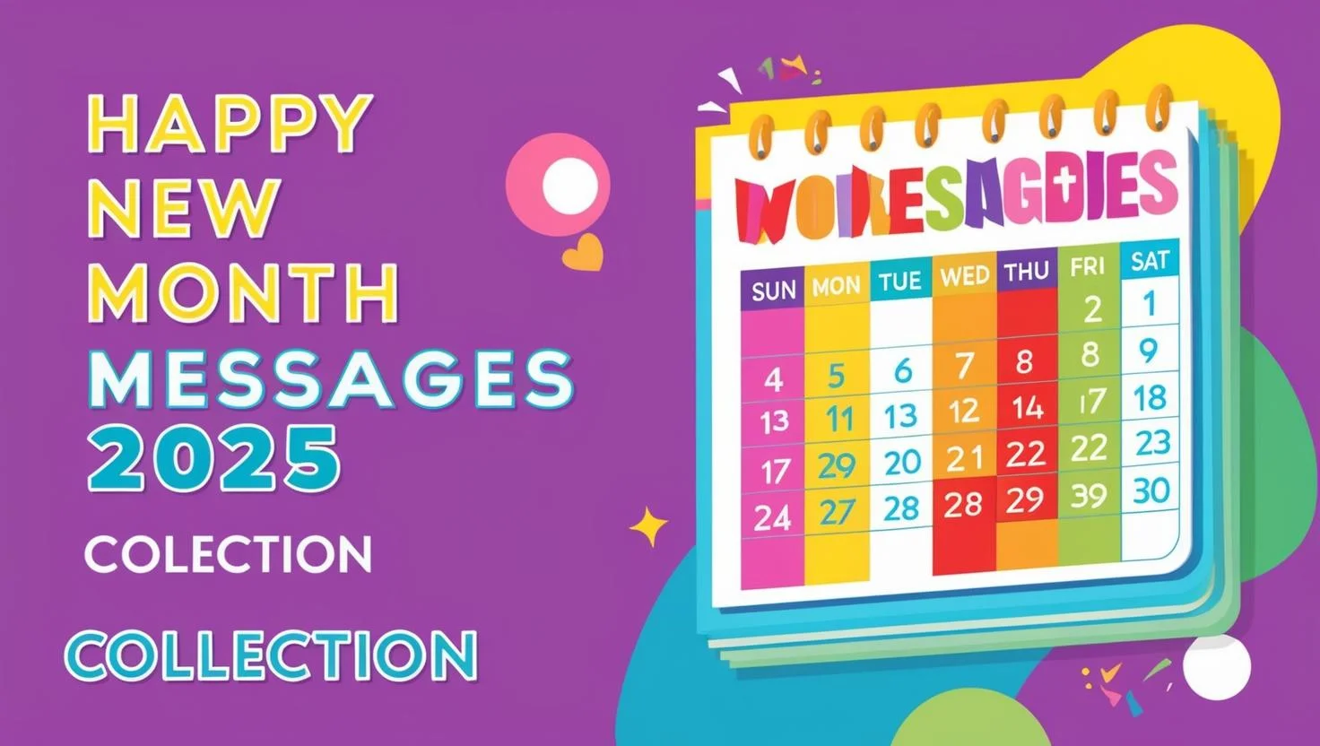 Happy New Month Messages collections