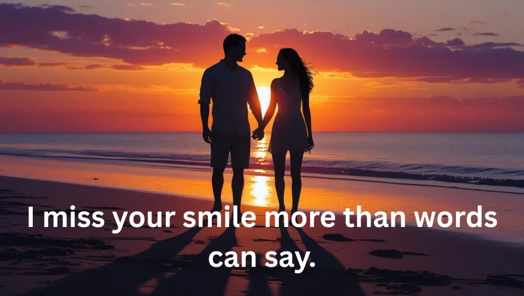 Sunset silhouette of couple holding hands