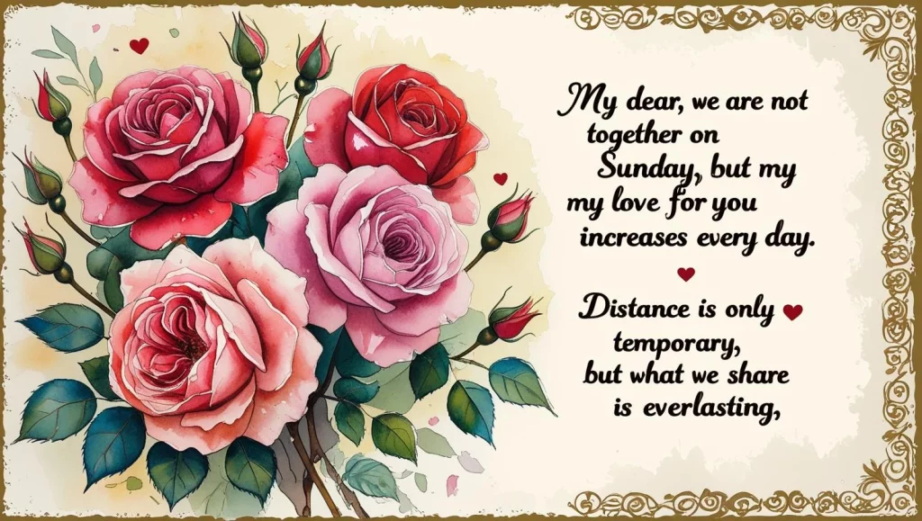 Alt text: Yoast SEO plugin interface displaying green optimization indicators for happy Sunday message to my love content
