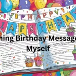 Touching Birthday Messages for Myself