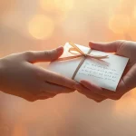 Hands reaching toward each other with forgiveness message note showing relationship healing and emotional connection