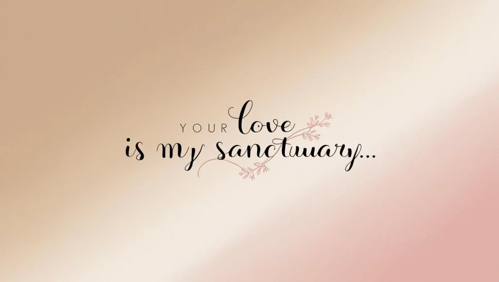 Heartfelt deep love messages for her quote on minimalist background