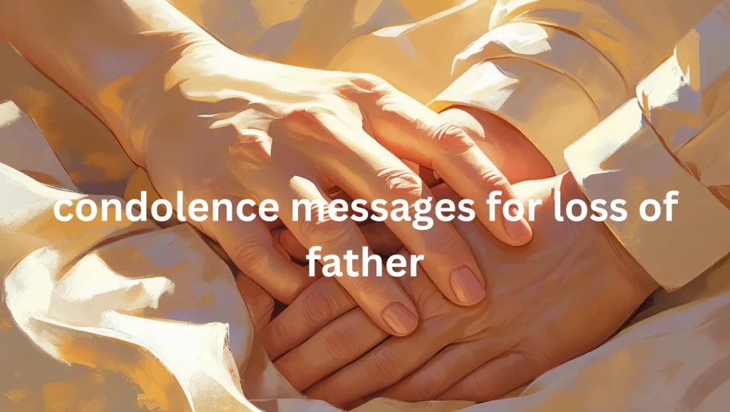 Person writing condolence message for father's death with sympathy card