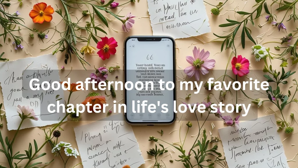  Creative good afternoon love messages with romantic elements