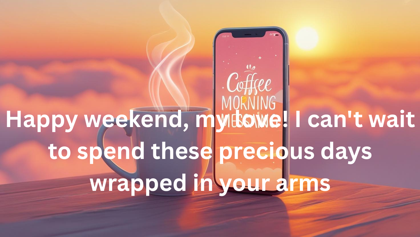 Happy weekend messages collection featuring romantic and family greetings for 2025