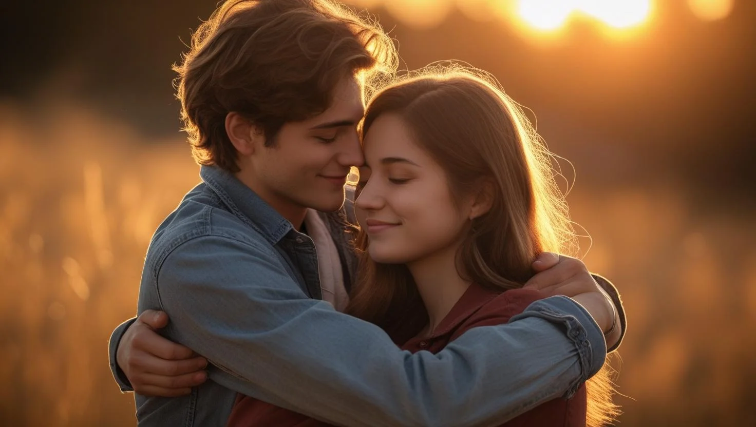 Heart-touching apology messages for relationships - couple reconciling after fight