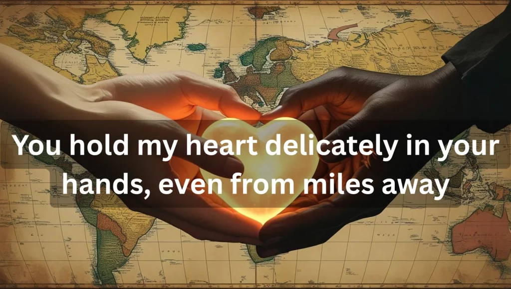 Heart touching love and trust message for long distance relationship