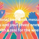Inspirational new week prayer messages