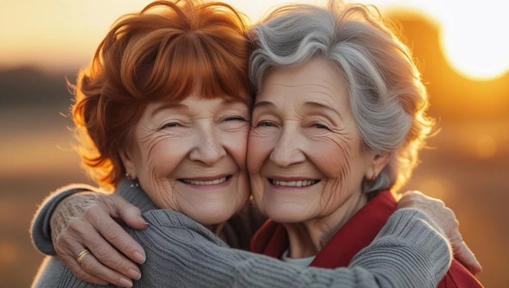 Inspirational good morning messages for sister with mountain sunrise