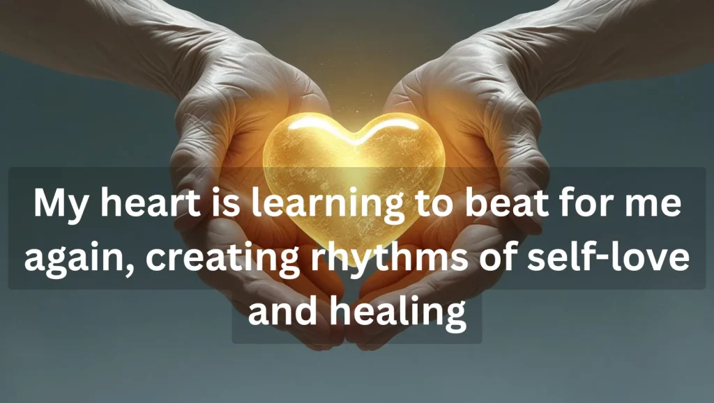 Love messages for healing hearts and self-care after heartbreak