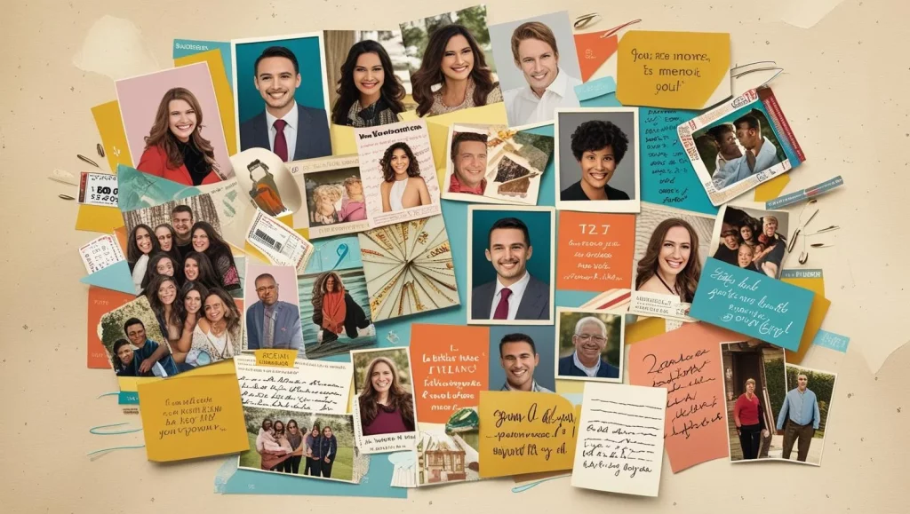 Personalized birthday Text with shared memories