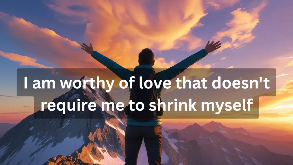 Self-love messages after heartbreak showing personal growth and empowerment