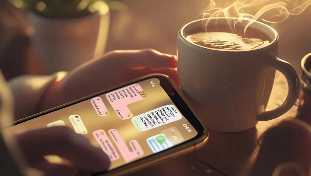 deep love and trust messages for distance relationship visualization