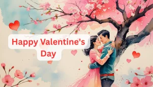 Valentine's Day messages for everyone you love with diverse people sharing romantic notes and gifts