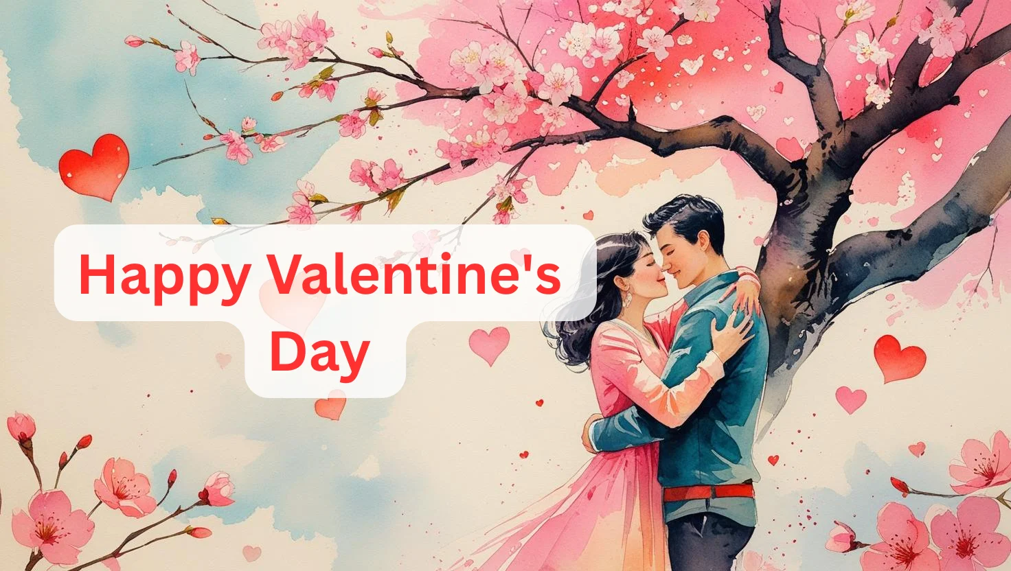 Valentine's Day messages for everyone you love with diverse people sharing romantic notes and gifts