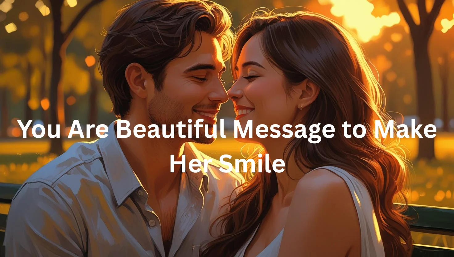 Beautiful woman smiling after receiving romantic message from boyfriend