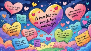 Crazy love messages for him featured