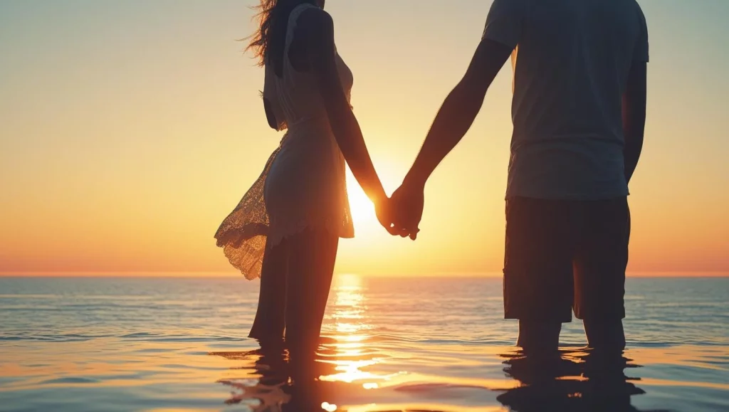 Deep good morning messages for love sunrise couple romantic