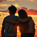 good evening message for friend sunset friendship bonding