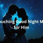 Heart touching good night messages for him romantic couple starry night