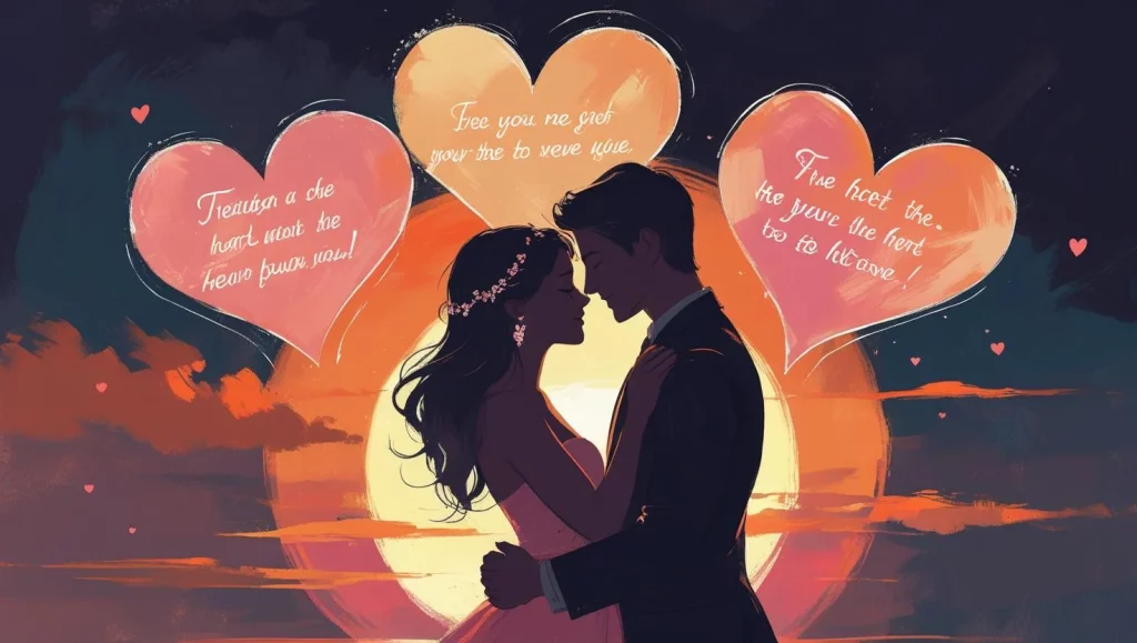 Heart touching messages to make her smile romantic couple texting