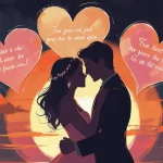 Heart touching messages to make her smile romantic couple texting