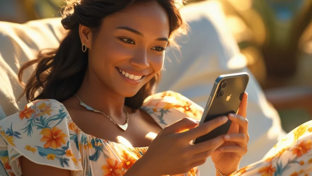 Writing short appreciation messages for friends on mobile phone
