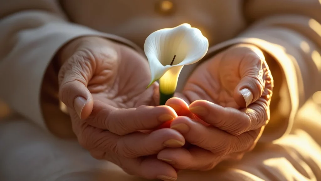 Person writing short condolence message in sympathy card