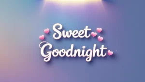 Good night message for him romantic couple texting under starry sky